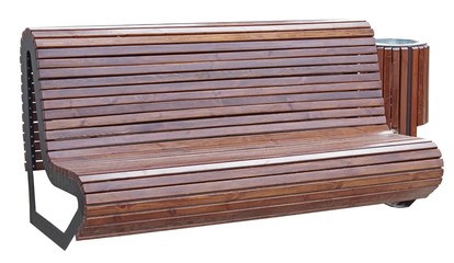  Park Bench Isolated on white