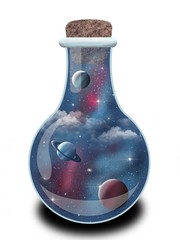 Magic space in a bottle 