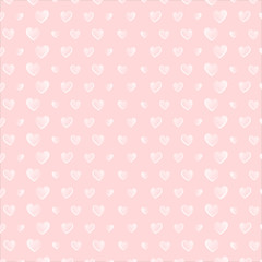 Shape of heart symbols of love flying on pink background. EPS10 Vector illustration use for Mother's, Valentine's Day, birthday greeting card.