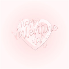 Shape of heart symbols of love flying on pink background. EPS10 Vector illustration use for Mother's, Valentine's Day, birthday greeting card.