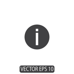 Information Icon Design, Vector Template