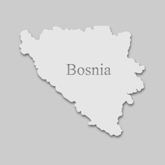 Map Bosnia