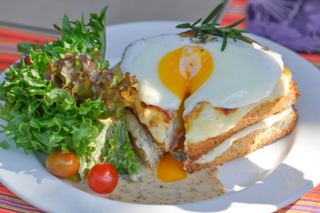 toast or cheese and egg sandwich