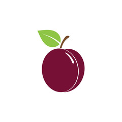 Plum logo vector icon design