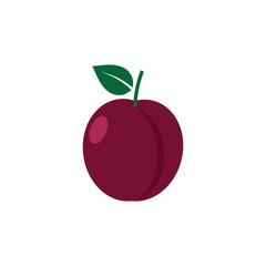Plum logo vector icon design