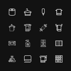 Editable 16 dispenser icons for web and mobile