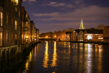 Fototapeta premium Nighty Trondheim