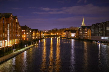 Obraz premium Nighty Trondheim
