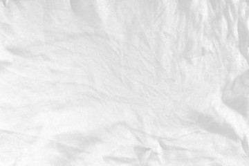 white cloth background with Creased
