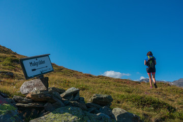 Bergsteigen in tirol zum Malgrübler