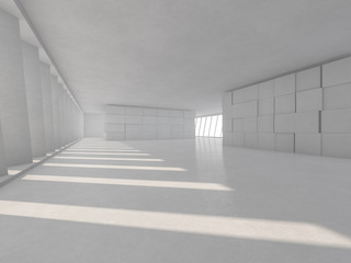 Abstract modern architecture background. 3D