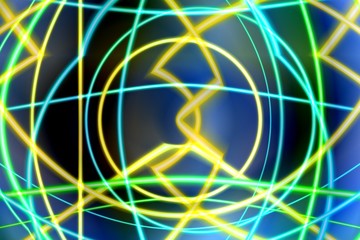 reticolo di neon sfondo lucente