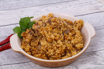 Couscous with meat