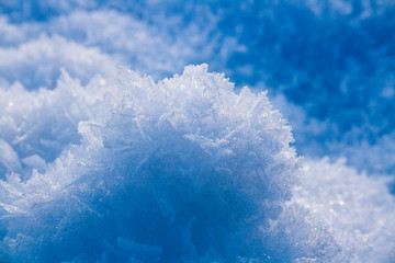 abstract winter background of snow