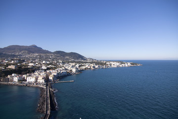 Fototapeta na wymiar isola di Ischia campania Napoli Italia comune di Ischia