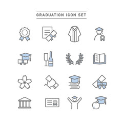 GRADUATION ICON SET