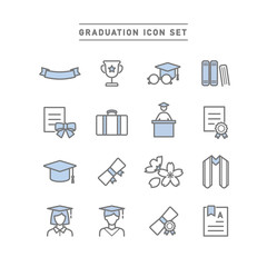GRADUATION ICON SET