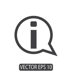 Information Icon Design, Vector Template