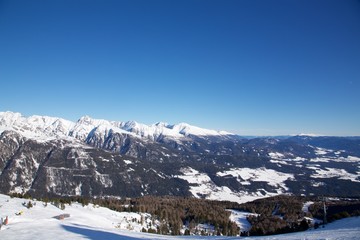 Fototapeta na wymiar Skigebiet Fanningberg