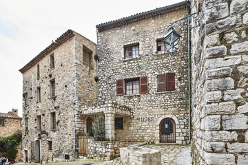 house in old town of southern france