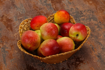 Sweet tasty fresh ripe apricots