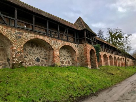 Alte Stadtmauer in Zerbst (Sachsen-Anhalt)