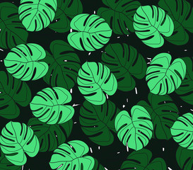 abstract leaves pattern