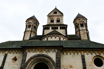 Fototapeta na wymiar The Benedictine monastery in Maria Laach