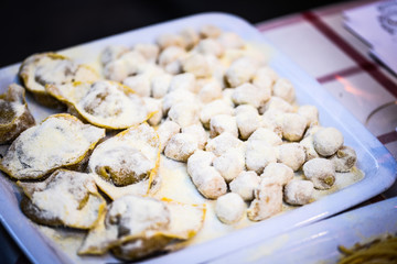 delicious fresh italian pasta close up view
