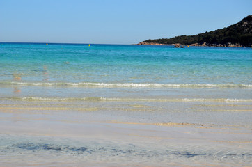 plage de palombaggia, corse, corse du sud