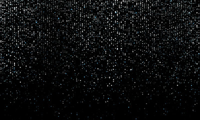 Falling particles. Glitter confetti. Vector.