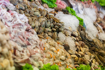 Fresh Seafood in the street.  2015 February Thailand Hua Hin.