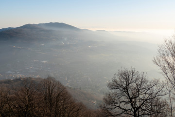 Panorama dal Monte Barro, Galbiate, Lombardia