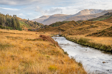 River Shiel in the Highlands of  Scotland