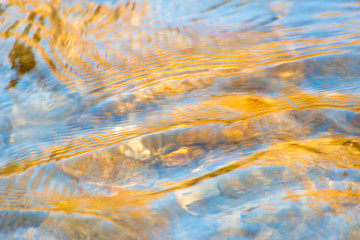 Water shapes and textures