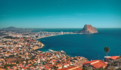 Fototapeta premium City view near the sea