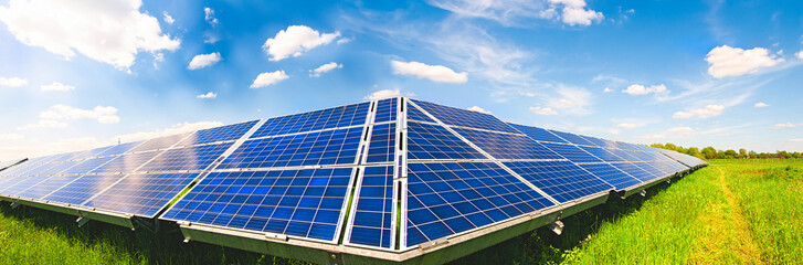 Obraz premium solar photovoltaic panels