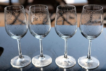 glasses of white wine