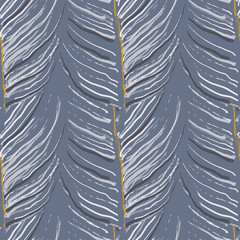 Tropical Leaf. Modern Motif. Jungle Print. Foliage