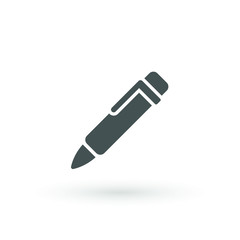 Pen Icon. Pencil icon symbol for your web site design, logo, app, UI. Vector illustration. isolated. Flat design.