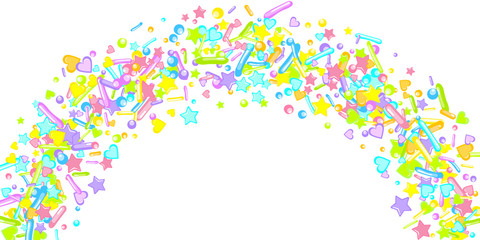 Sprinkles grainy. Cupcake dessert bakery confetti