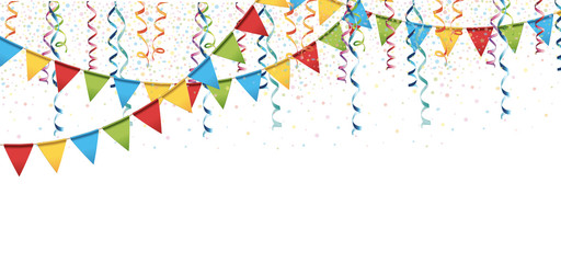 abstract background with balloons for party and your text