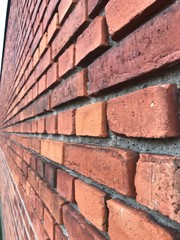 abstract picture with red brick texture, suitable for background
