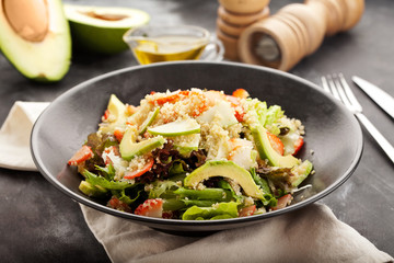 avocado salad with oil