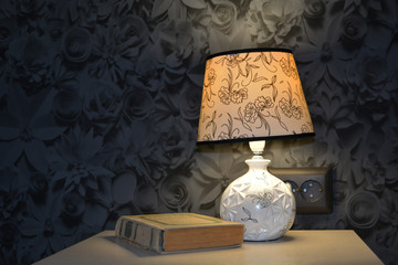 Book and lamp