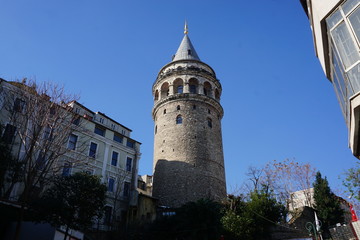 Obraz premium Galata Tower in Istanbul, Turkey