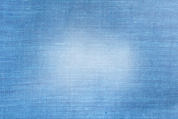 Close-up handmade natural cotton, linen old fabric textile cloth in light white vintage retro color for abstract background