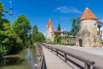Die historische Stadtbefestigung in Abensberg