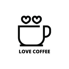 coffee shop cafe beans hot drink design template-vector illustration