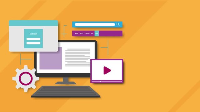 web design motion graphic animation